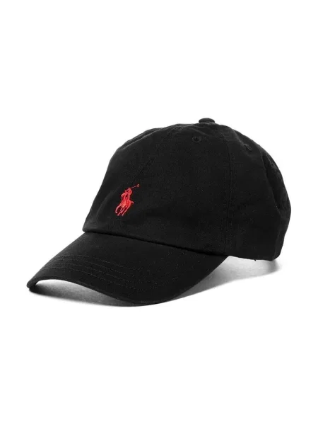 Šiltovka Polo Ralph Lauren s výšivkou čierna