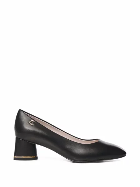 Pantofi cu toc Coccinelle cu autograf negru