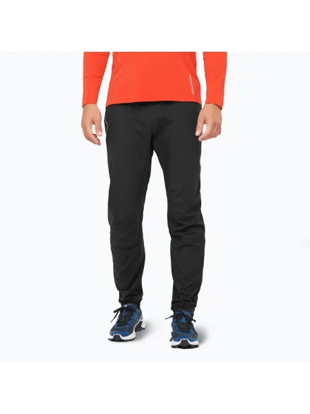 Мъжки панталони за бягане Salomon Bonatti Trail deep black черно