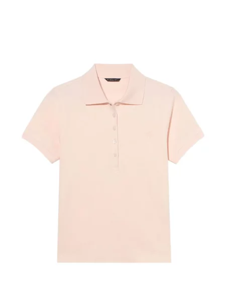Tricou polo Brooks Brothers cu broderie roz