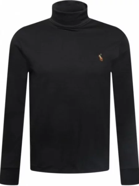 Polo Ralph Lauren Tricou / maro caramel / verde iarbă / crem / roși aprins negru