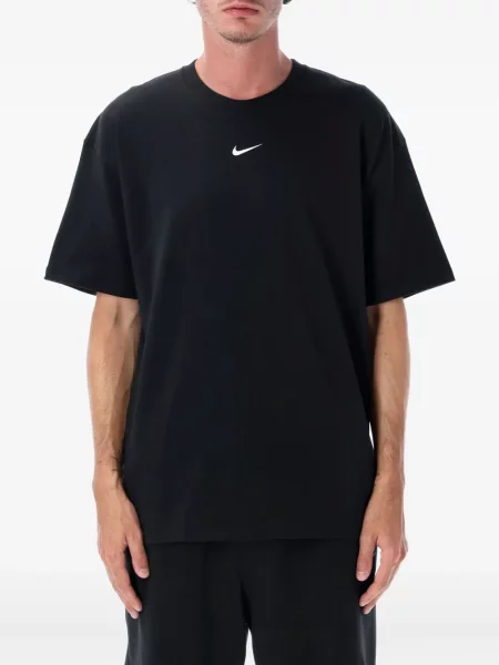 Tricou Nike din fleece alergare cu decolteu rotund gri