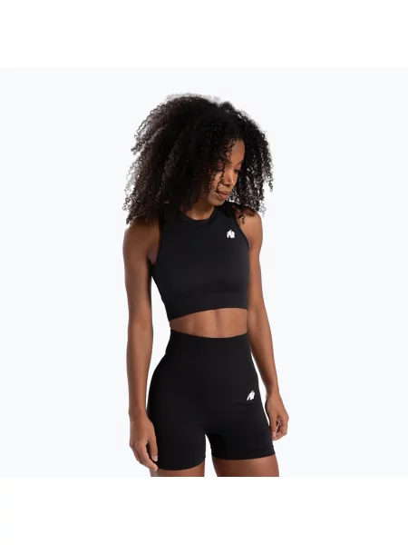 Топ для тренувань Gorilla Wear Olivia Crop black чорний
