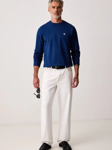 Calvin Klein Jeans μπλούζα ανδρική μπλε