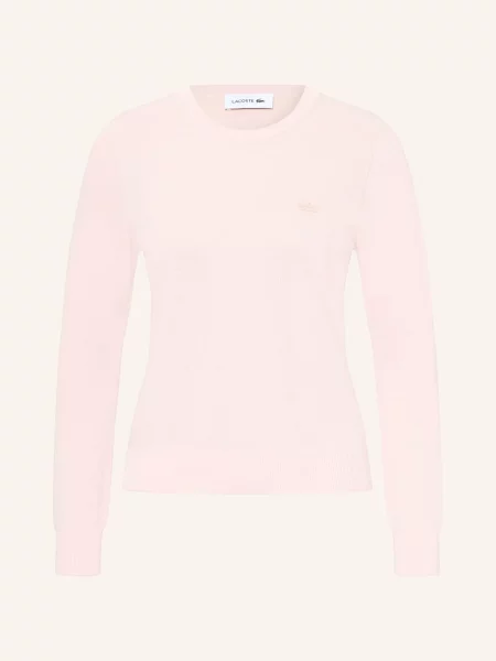 Lacoste Svetr světle růžová