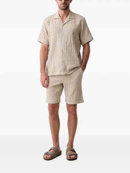 Pantaloni scurți Lindbergh din jacard cu cordon