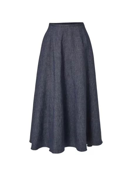 Fustă midi Carolina Herrera albastru