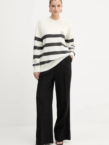 Ermanno Scervino sweter wełniany beżowy