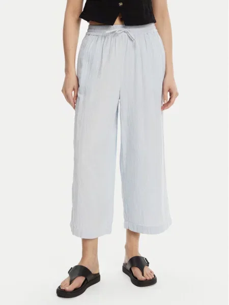 Pieces Kalhoty culottes Sastina Světle modrá