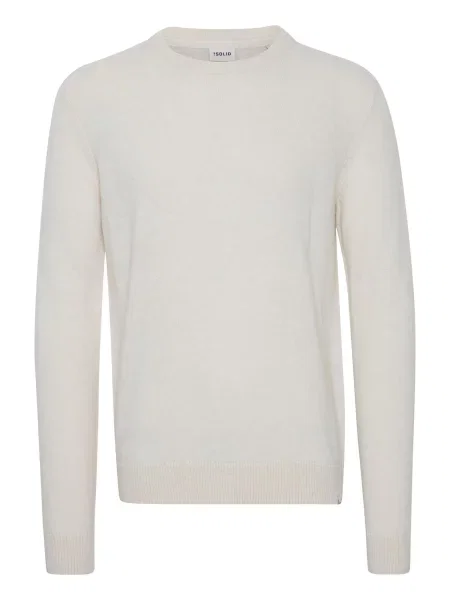 Solid Pulover Regular Fit bej