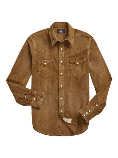 Cămașă Ralph Lauren Rrl cowboy maro
