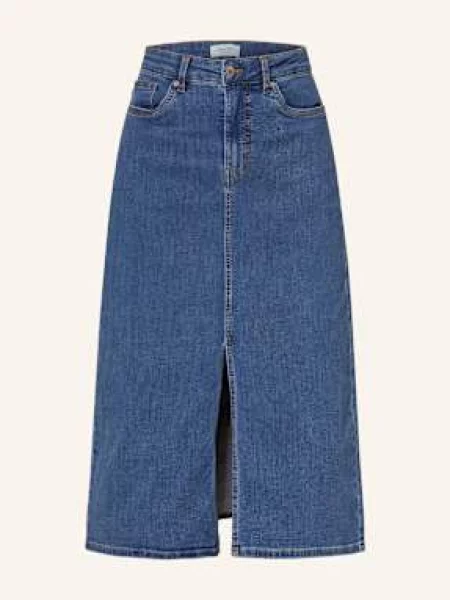 Part Two Spódnica Jeansowa Dillinpw blau niebieska