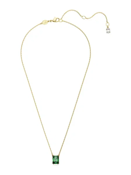 Swarovski Náhrdelník Matrix Zlatá zelená