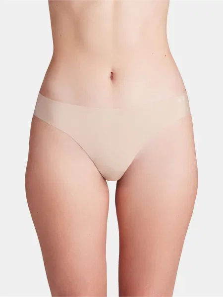 Dámske tangá Under Armour Pure Stretch Ns 3 ks beige/beige/beige béžová
