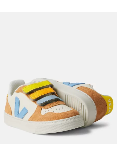Gyerek sneaker Veja V-10 narancsszínű