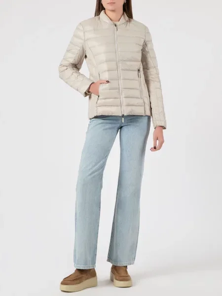 Пуховик Armani Exchange бежевий