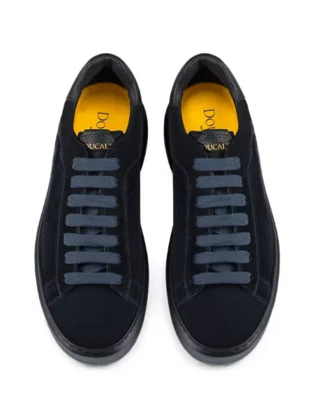 Sneakerși Doucal's din piele de căprioară albastru