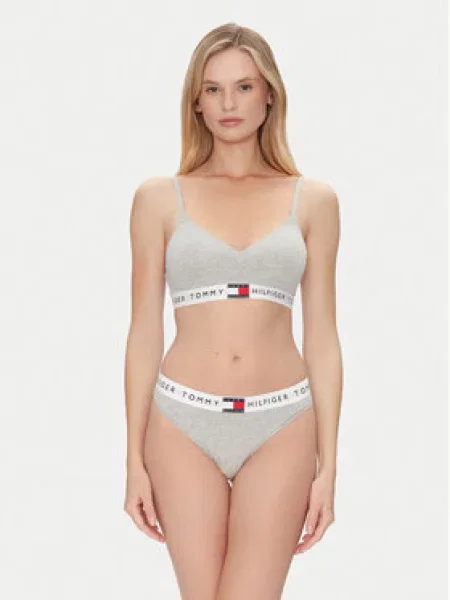 Tommy Hilfiger Kalhotky string šedá