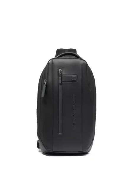 Geantă Piquadro din piele negru