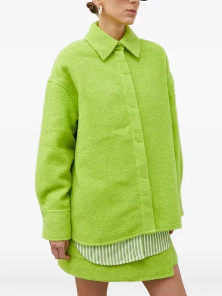 Cămașă Samsøe Samsøe verde
