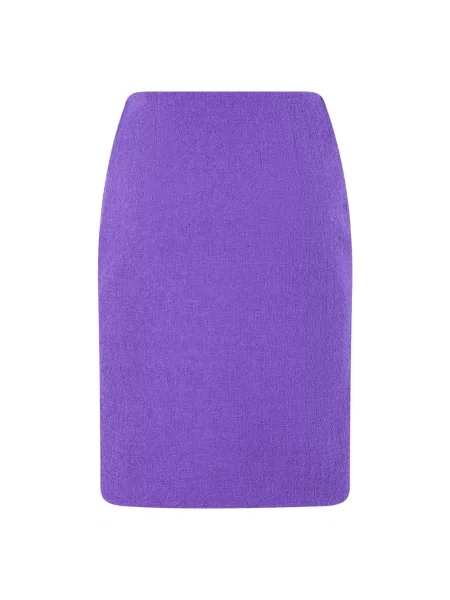 Spódnica Moschino wełniana fioletowa