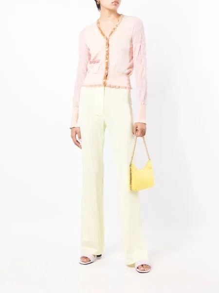 Cardigan Stella Mccartney de lână roz