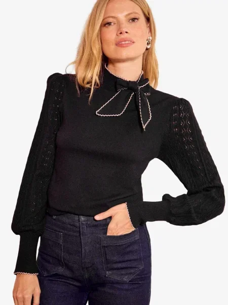 Love & roses Pulover negru