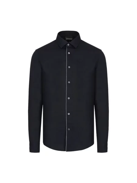 Koszula Emporio Armani niebieska