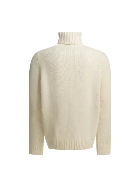 Sweter z golfem Altum biały