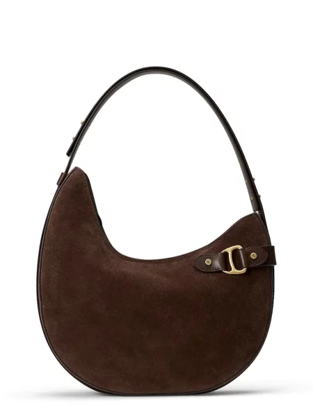 Geantă shopper Lauren Ralph Lauren din piele maro