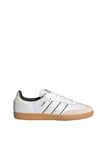 ADIDAS ORIGINALS Niske tenisice Samba bež / crna bijela