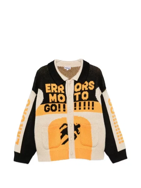 Cardigan House Of Errors tricotate cu autograf negru