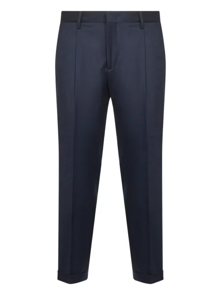 Plisované kalhoty D4.0 modré