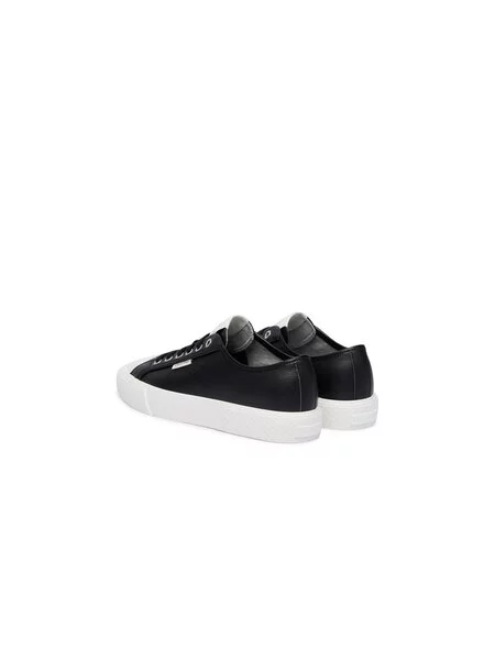 Tenisice Calvin Klein Vulc Lace Up Low Lth crna