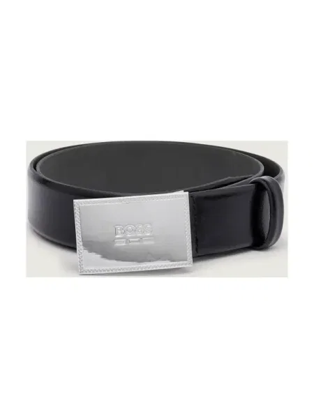 BOSS BLACK De piele negru