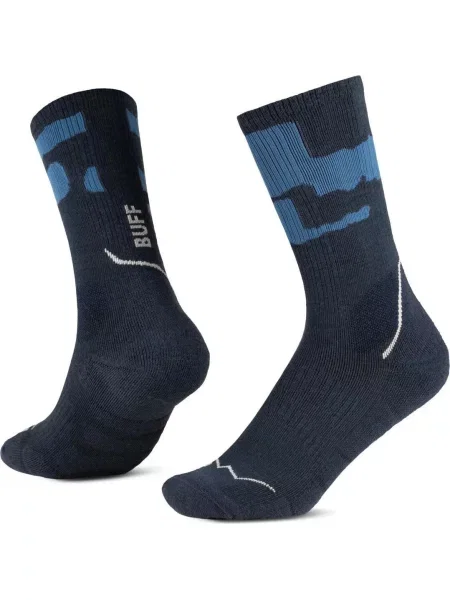 Skarpetki Buff MERINO MW CREW SOCKS niebieskie
