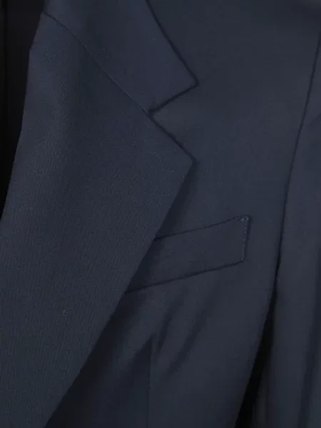 Costum Marsem cu două rânduri de nasturi albastru