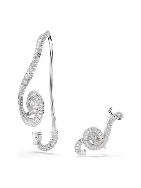 Kolczyki Swarovski białe