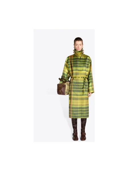 Płaszcz Dries Van Noten w kratę