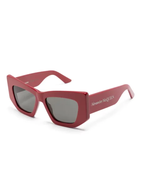 Saulės akiniai Alexander Mcqueen Eyewear raudona