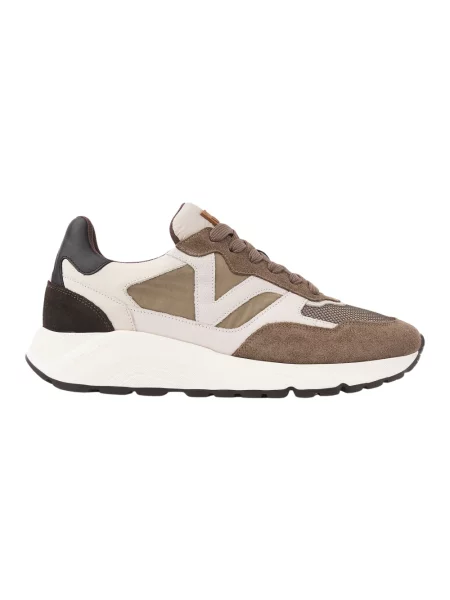 Sneakersy Via Vai skórzane brązowe