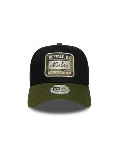Capac New Era Camo Patch Black E-Frame Adjustable Cap Black/ Rifle Green Universal negru