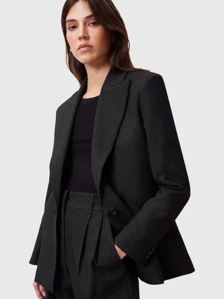Піджак AllSaints PINNIE однобортний чорний