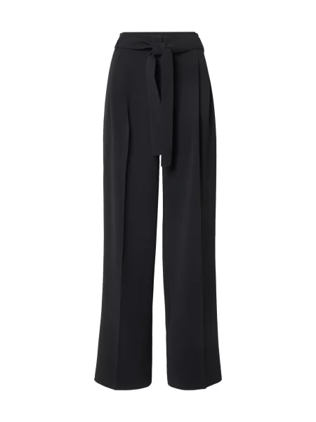 BOSS Pantaloni cu dungă Tapiana' negru