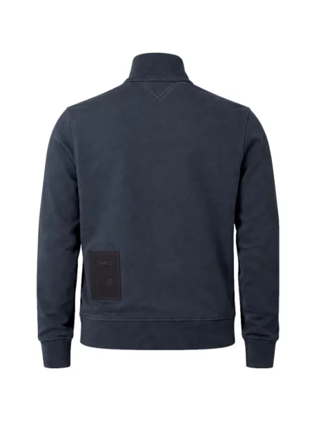 Bluza z kapturem Ten C niebieska