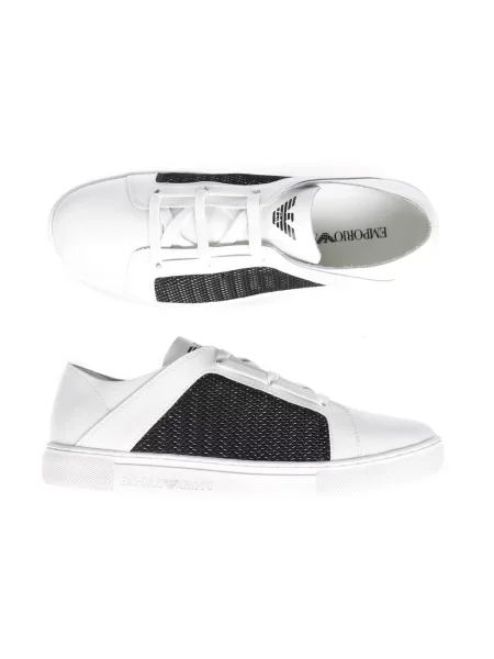 Sneakersy Emporio Armani białe