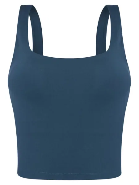 Girlfriend Collective Top Tommy Mornarsko modra