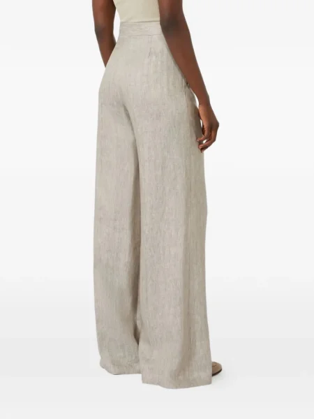 Pantaloni Max Mara de in cu model herringbone