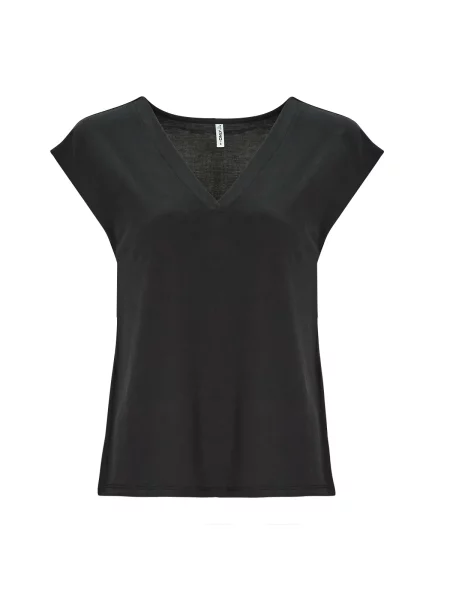 Modalni top Only s V-izrezom crna
