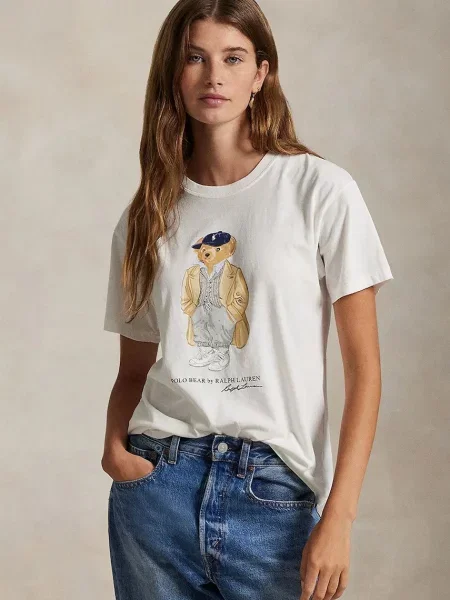 Тениска Polo Ralph Lauren дамска бяло